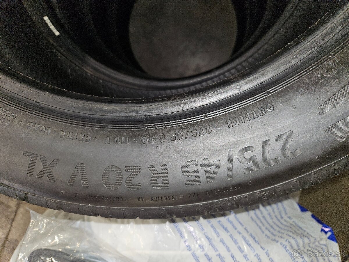 letné pneumatiky 275/45R20 Continental