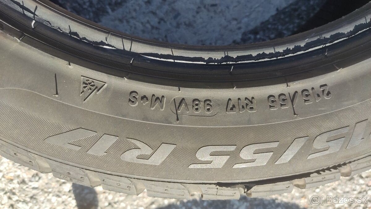 2ks pirelli sottozero 215/55 r17