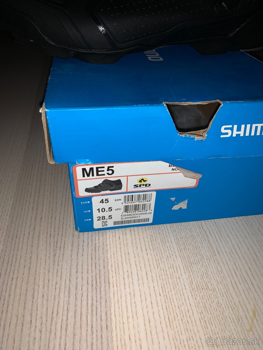 nove mtb tretry Shimano ME5 vel. EU45