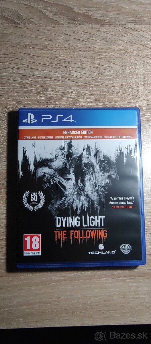 Prrdám hru PS4 Dying Light The Following.