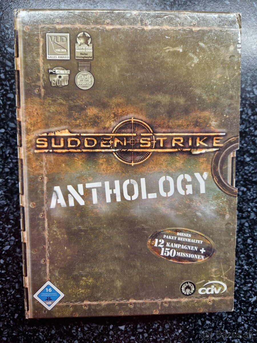 Seria SUDDEN STRIKE Anthology pre PC 3CD - Originál