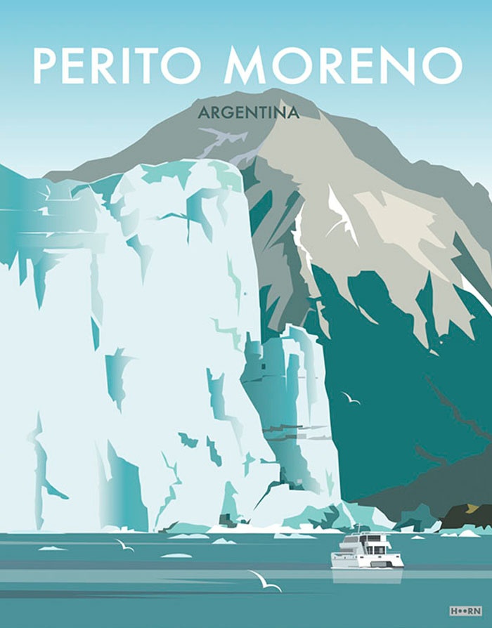 Predám grafiku od Hoorn Vintage - Perito Moreno