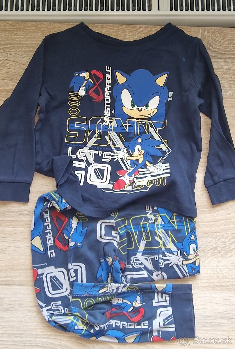 Chlapčenské pyžamo Sonic 98/104