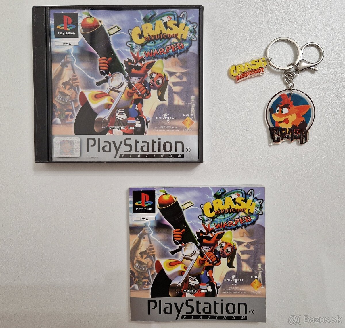 Crash Bandicoot 3 Warped PS1(funguje aj na PS3)