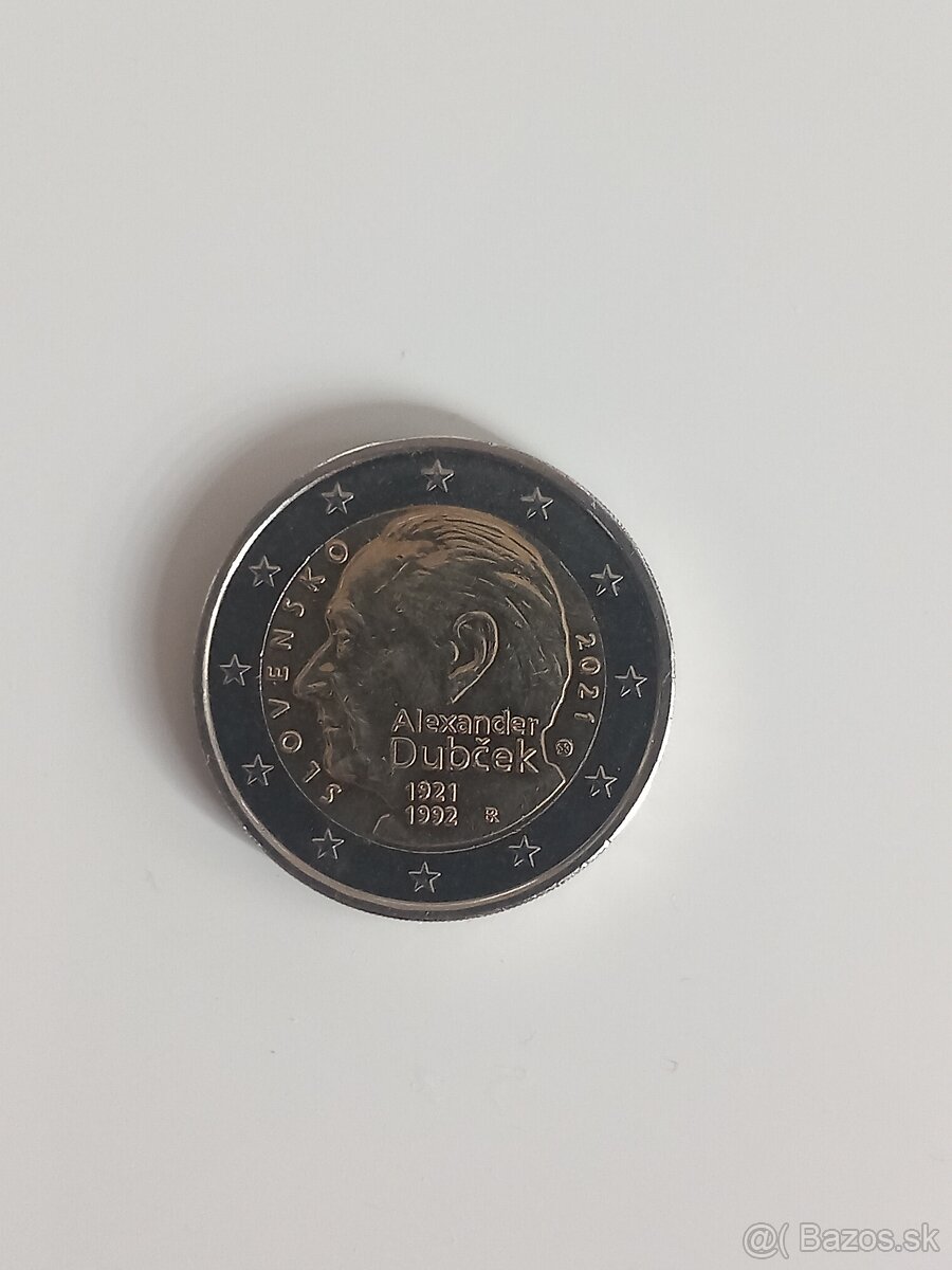 2€ Slovensko ALEXANDER DUBČEK