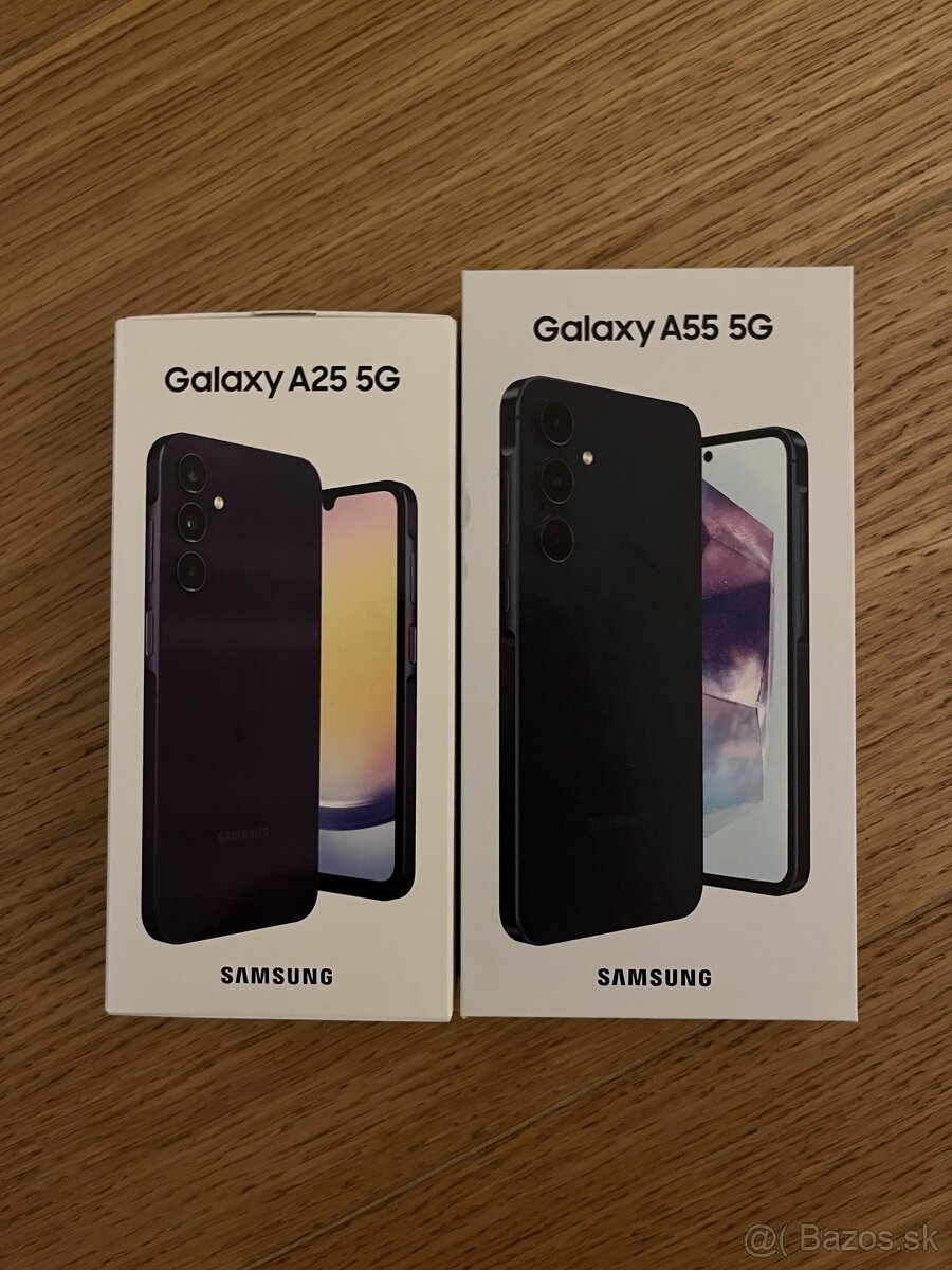 PREDÁM nové Samsung Galaxy A55 5G a A25 5G - nerozbalené