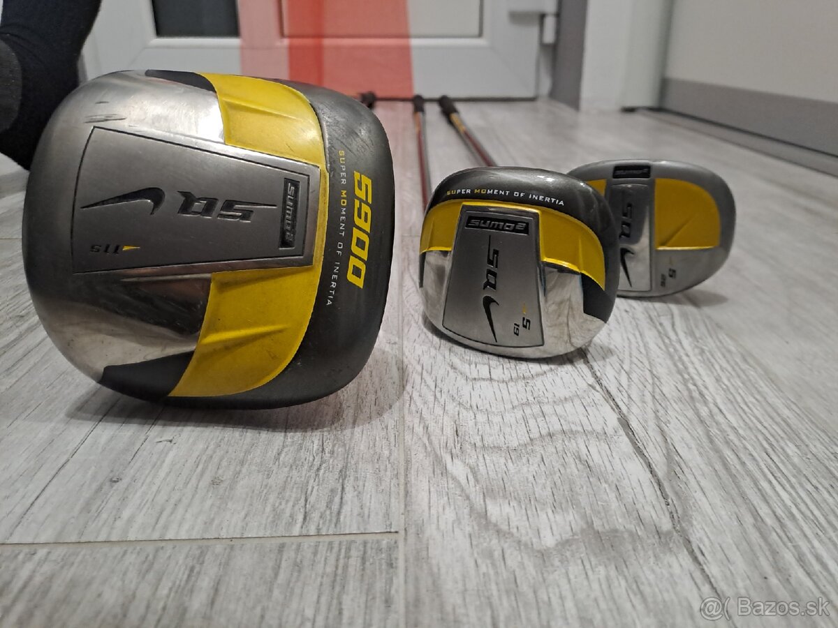 Predám sadu golfových palíc Nike SQ sumo2- Driver a hybridy