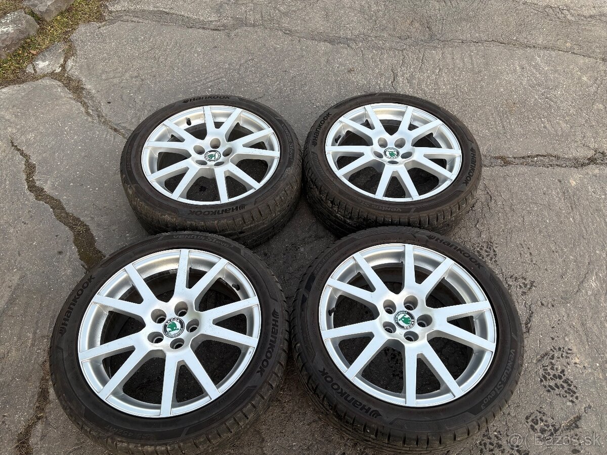 Spider 5x100 r17 letne hankook 225/45 r17