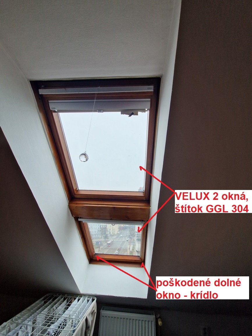 Kúpim funkčné krídlo strešného okna VELUX