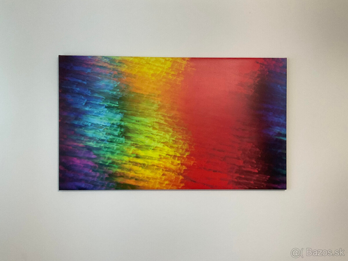 Farebná dúha - abstraktný obraz