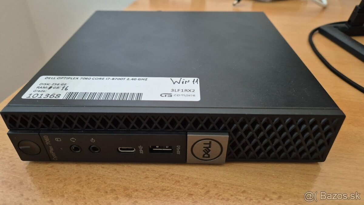 Dell OptiPlex 3060, i5-8500T, 16GB/256GB