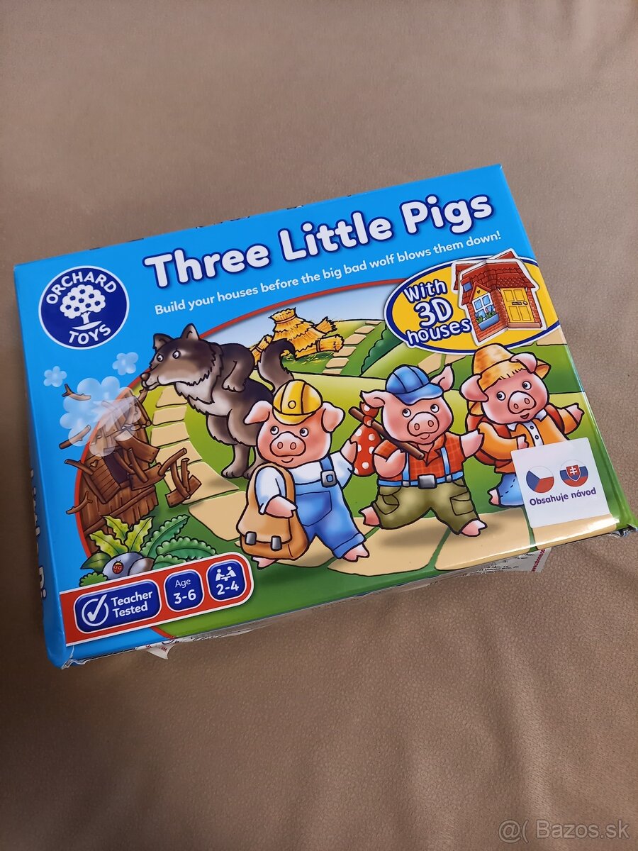 Detská stolová hra Three Little Pigs