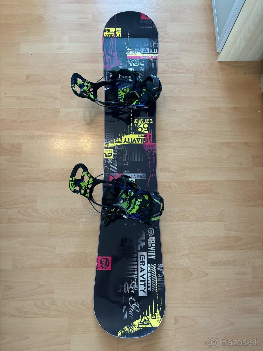 Snowboard komplet