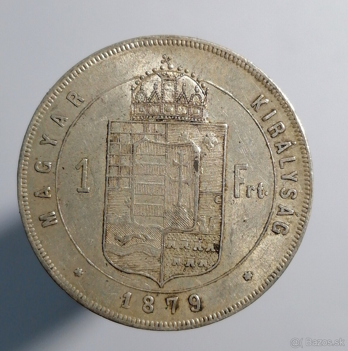 1 Zlatnik, 1879, K.B., Rakúsko - Uhorsko (2)