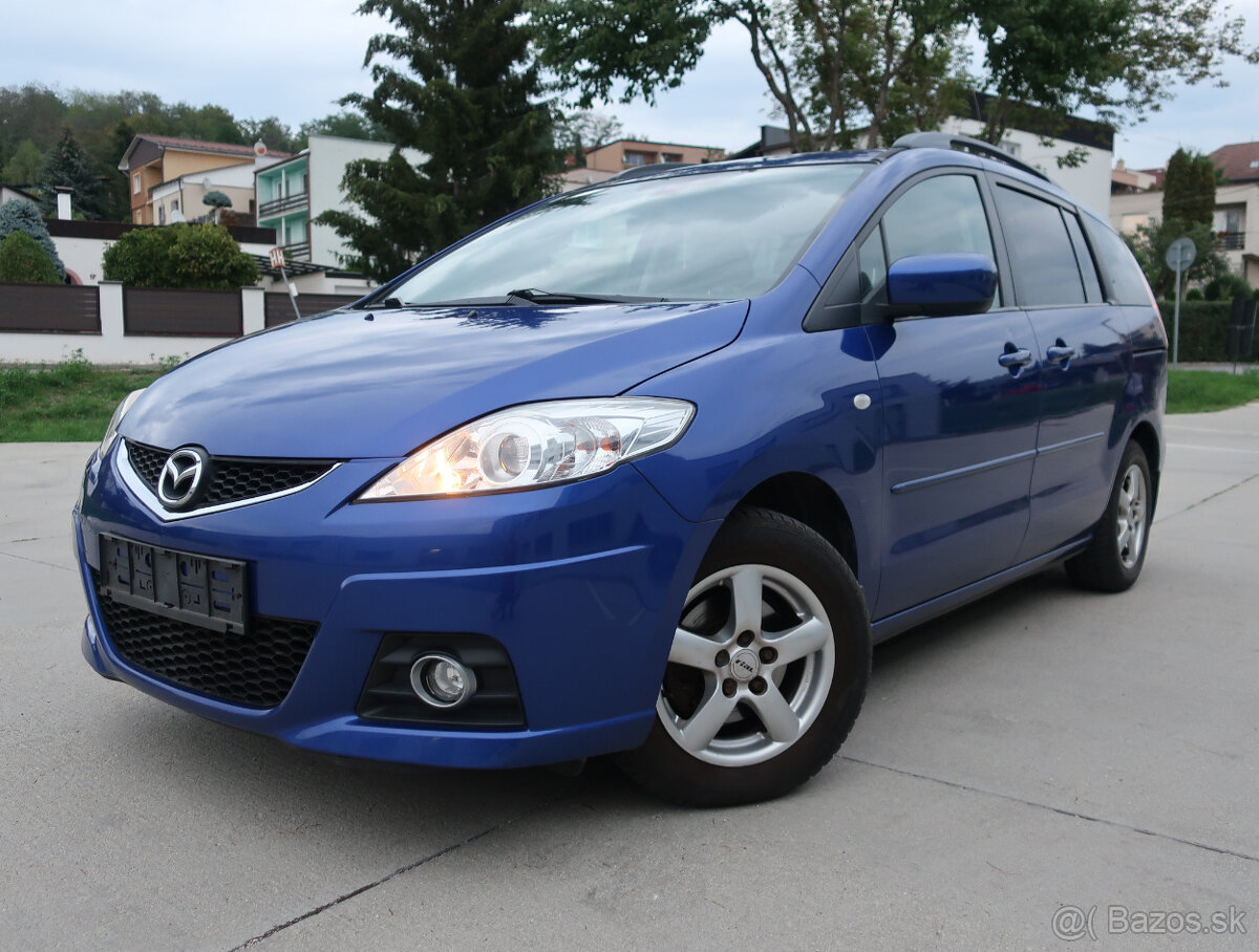 Mazda 5 1,8TX 116k r. 6/2009, 5-rýchlostná, 7-miestna, ťažné