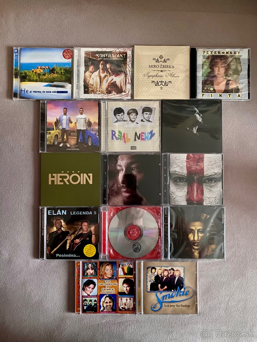 Cd - Elán, Nagy, Hex, Zbirka, Dang, Kontrafakt, Momo, Samey