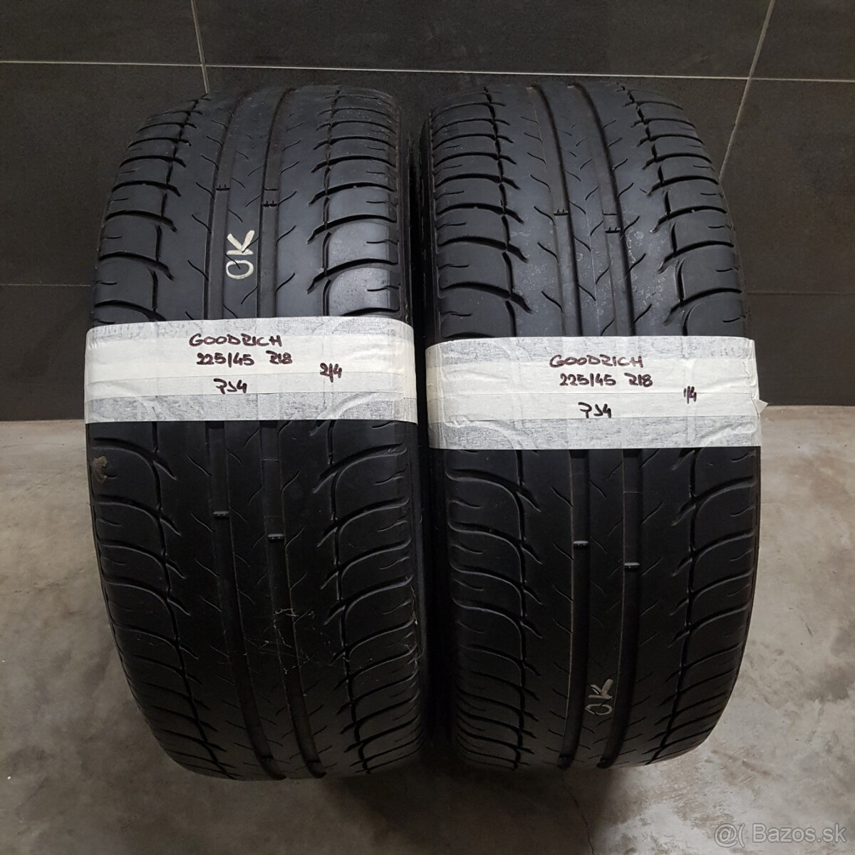 225/45 R18 GOODRICH pár letných pneumatík