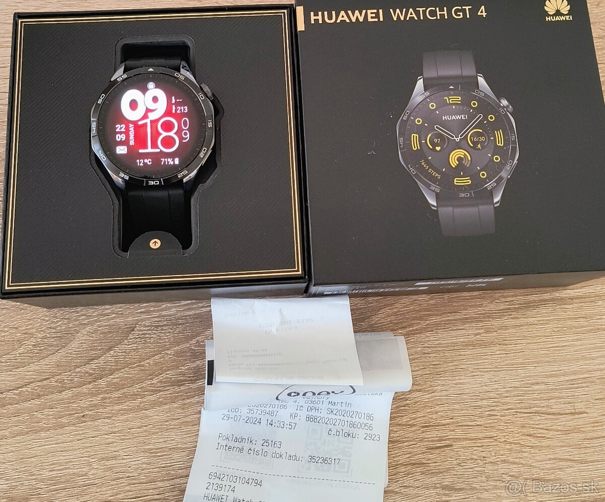 Predám Huawei Watch GT 4 46 mm Black