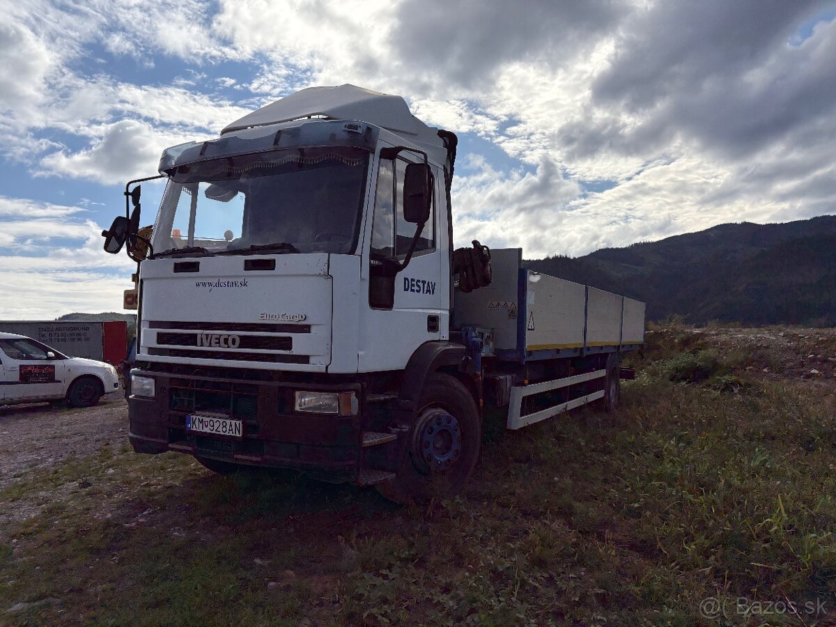 Iveco eurocargo 18 el 24 valník ruka