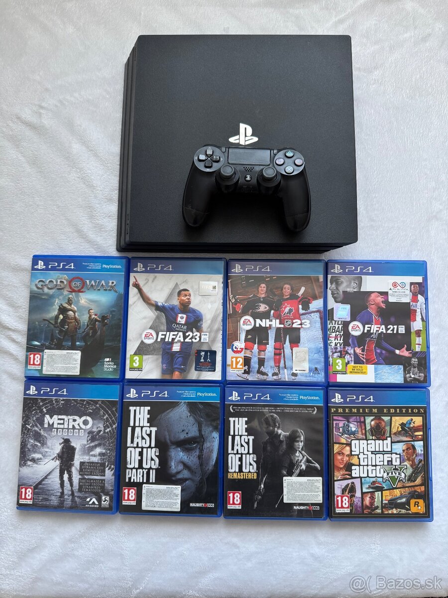 Playstation 4 Pro 1TB + Hry