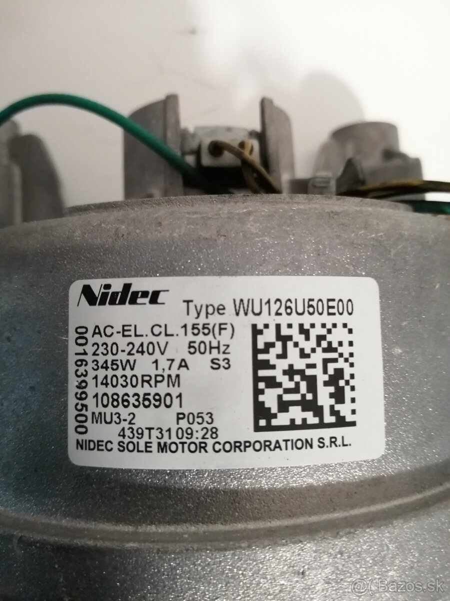 Nidec elektromotor Elektrolux 6KG 1200 RPM