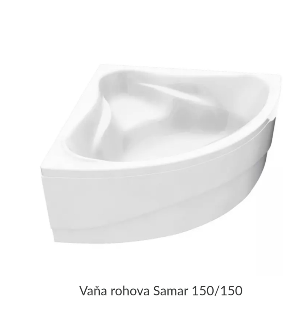 Predam rohovu vaňu 150 x 150