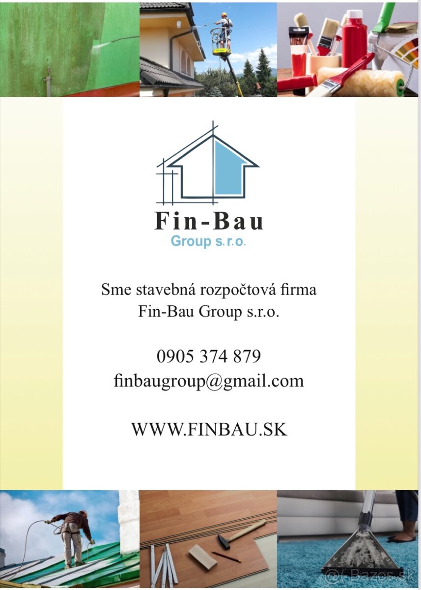 Stavebná / remeselná firma Fin-Bau Group s.r.o.