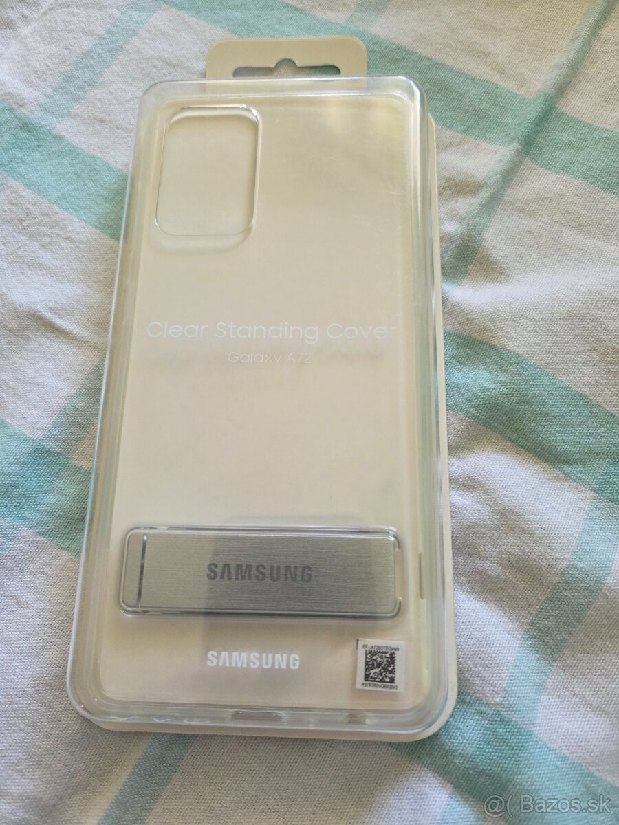 Obal zadný na Samsung A72 Priesvitný originál cena 5€ len os