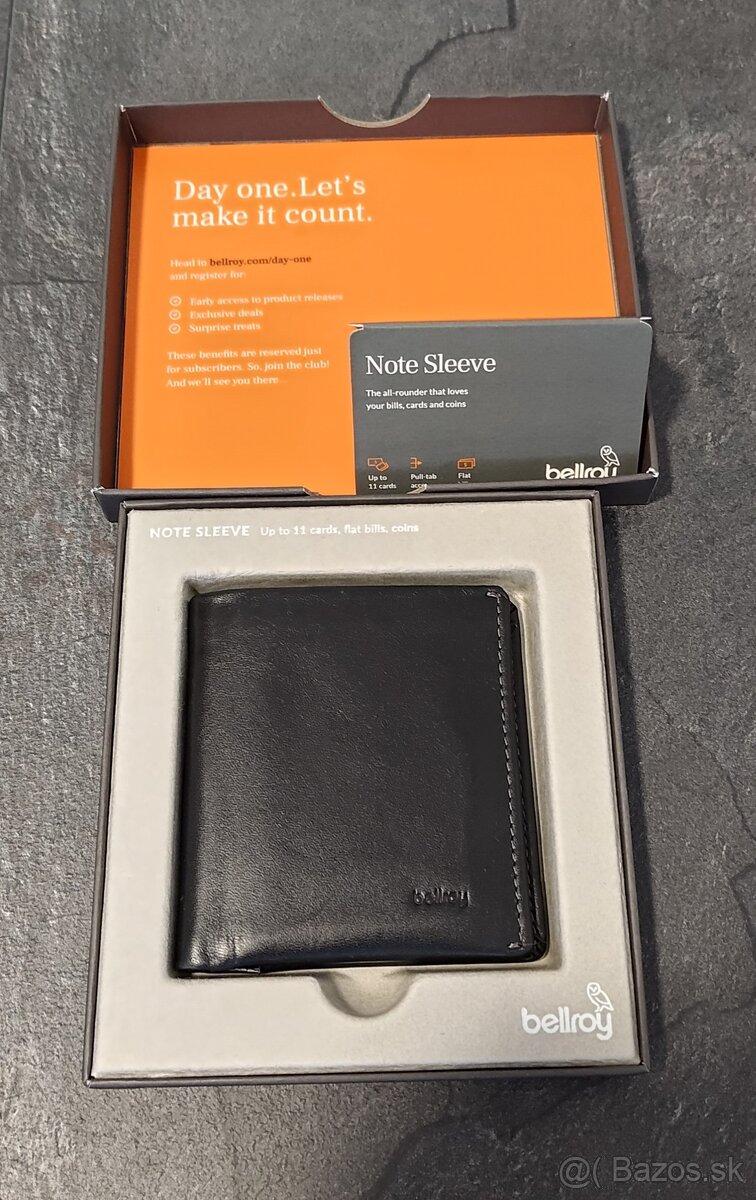 Peňaženka- Bellroy Note Sleeve Black