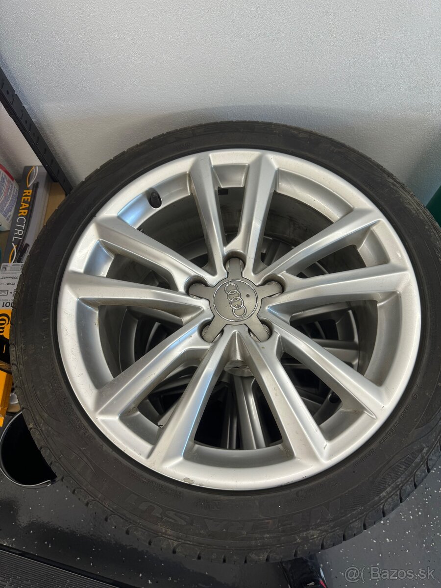 Audi disky 5x112  R17 s letnými pneumatikami