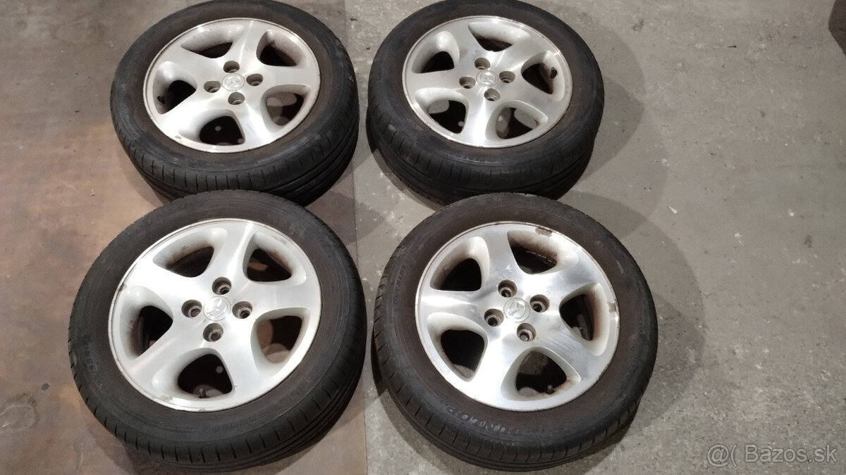 Hliníkové disky Mazda323VI, 4x100R15