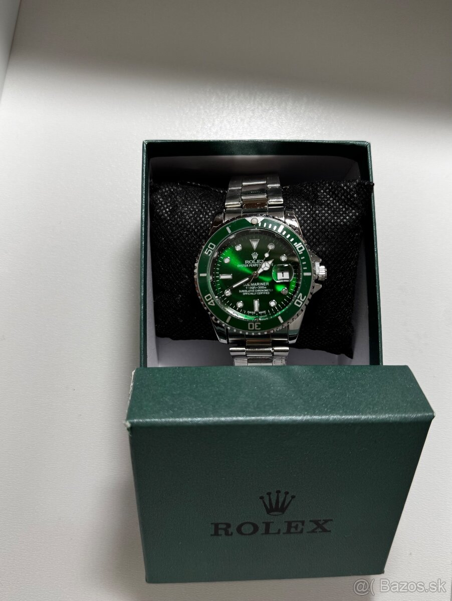 Pánske Hodinky Rolex Submariner Oyster Perpetual Green