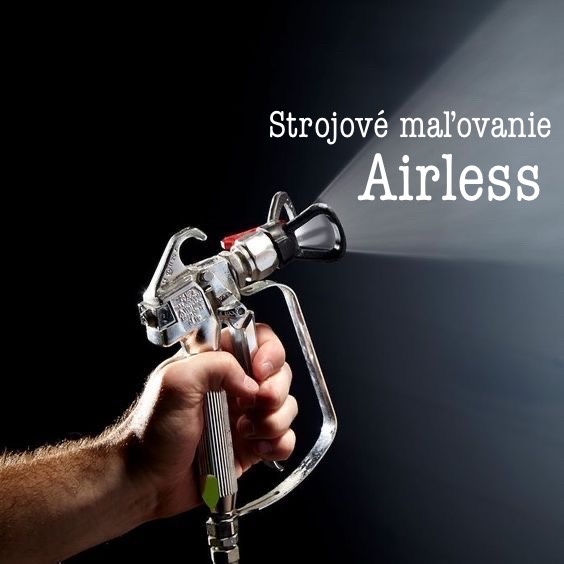 Strojové maľovanie airless