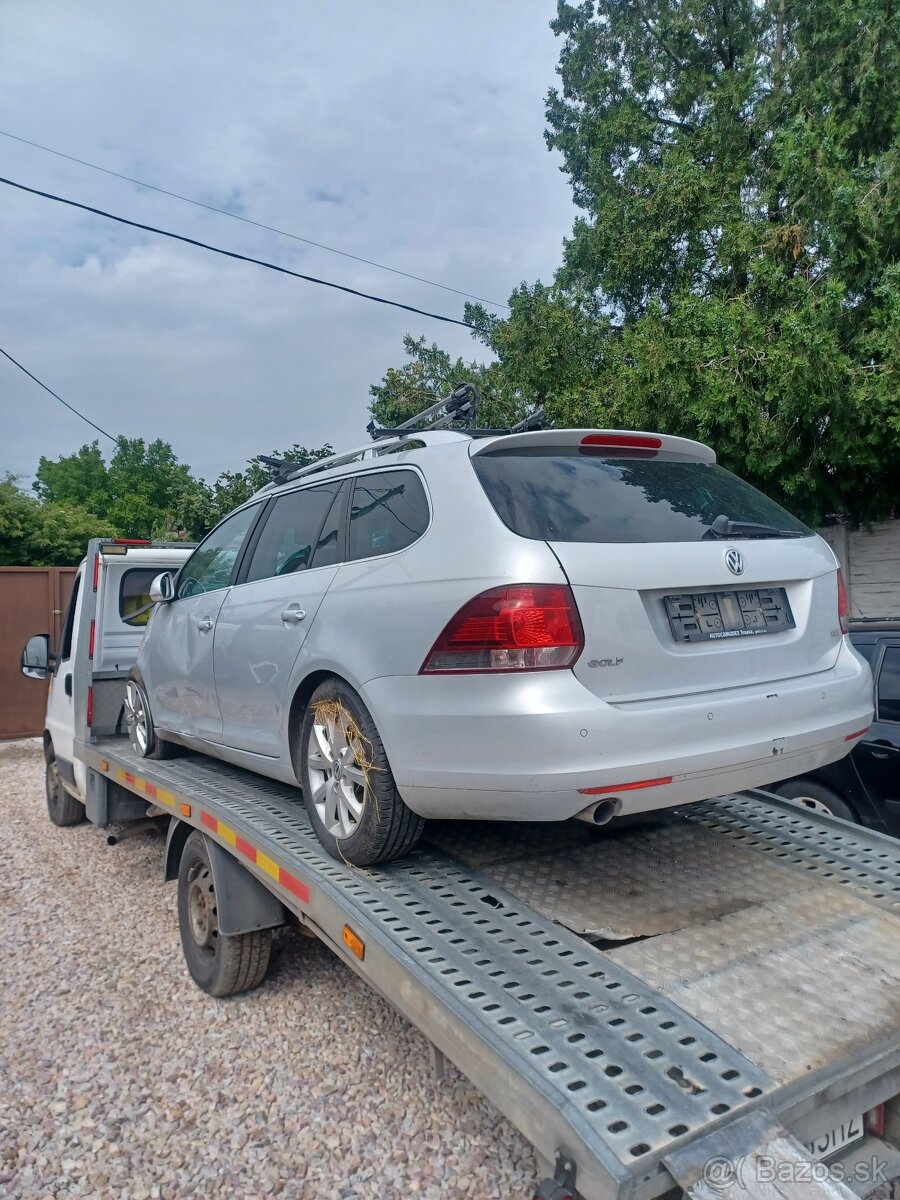 Rozpredam VW Golf VI Variant 1.6Tdi 77kw CAYC