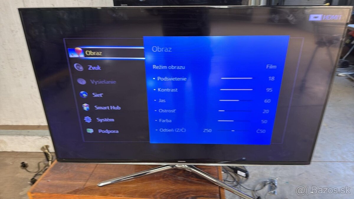 Smart TV Samsung UE48H6200AK - obraz ťahá farby