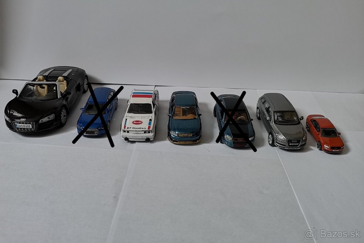 Modely áut značky Audi