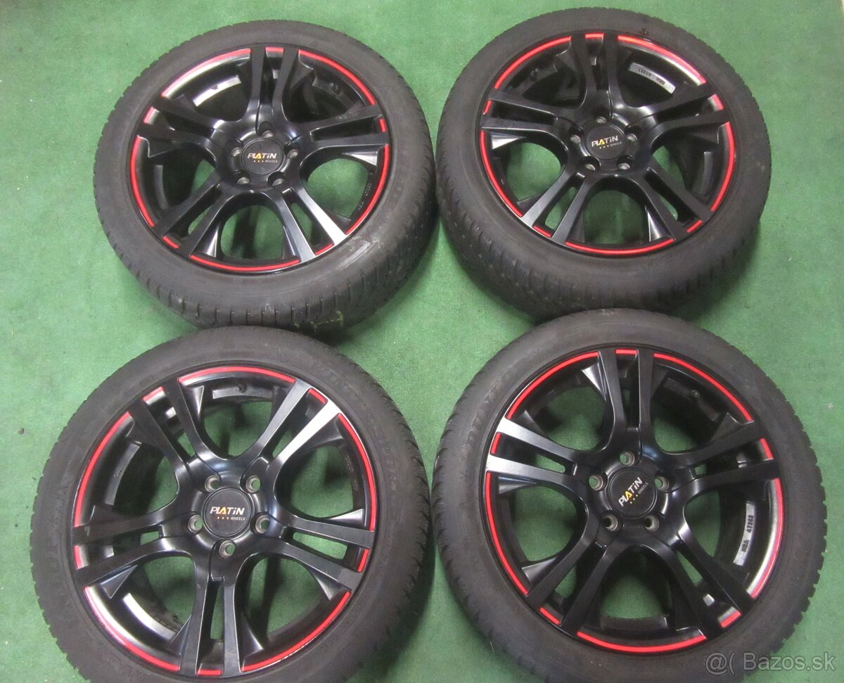 R17 Zimná sada PLATIN rozteč 5x112 225/45R17 DUNLOP