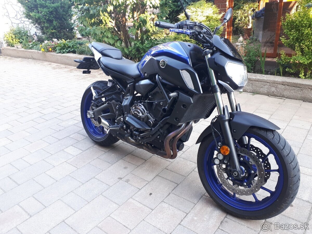 YAMAHA MT 07 ABS, 2020, 8 500 km, 1. majiteľ