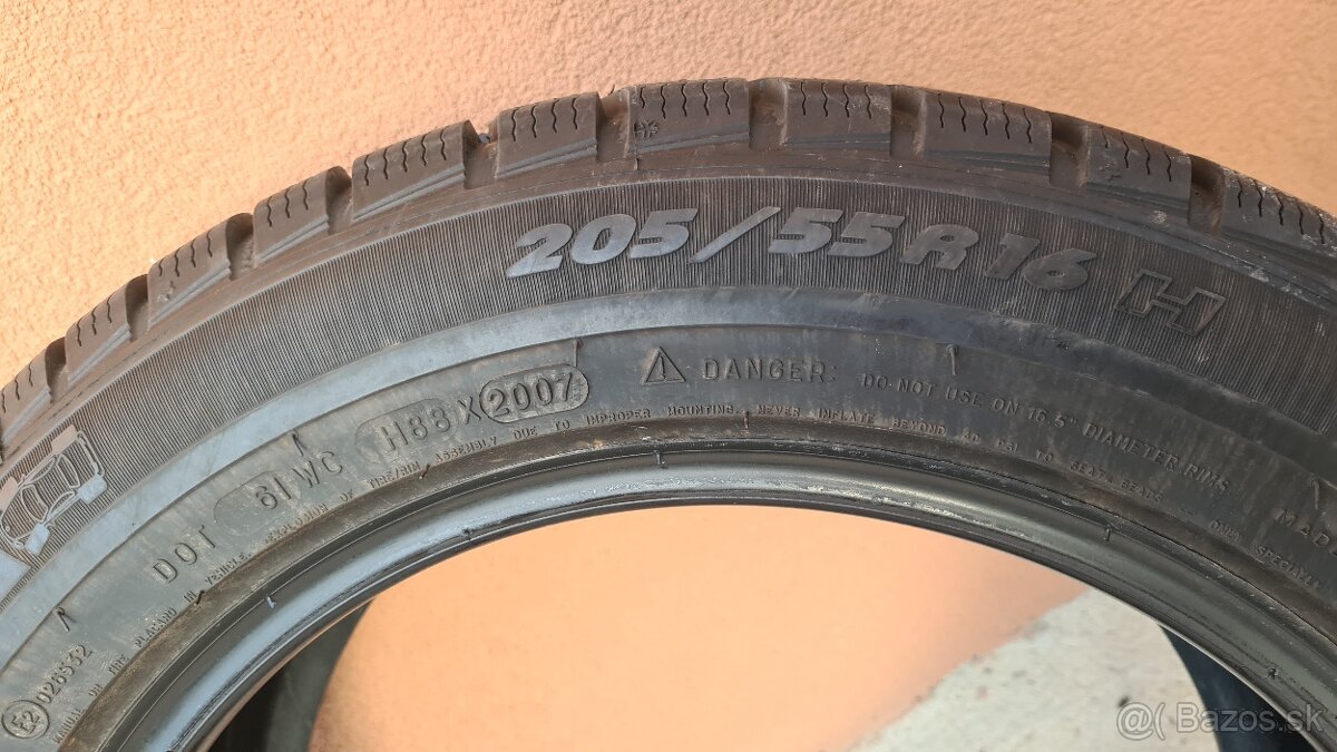 Predám pneumatiku 1ks 205/55 r 16