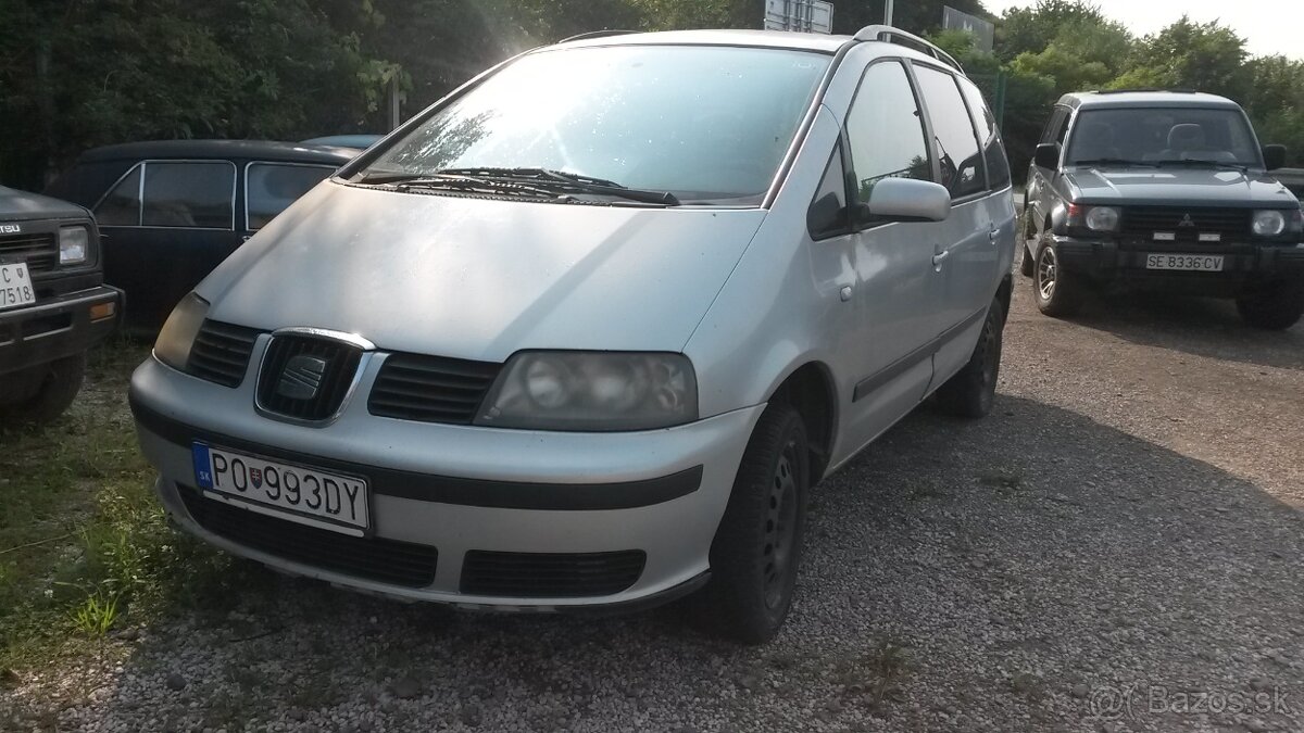 Seat Alhambra,1.9 pd tdi,85 kw,slaby stav