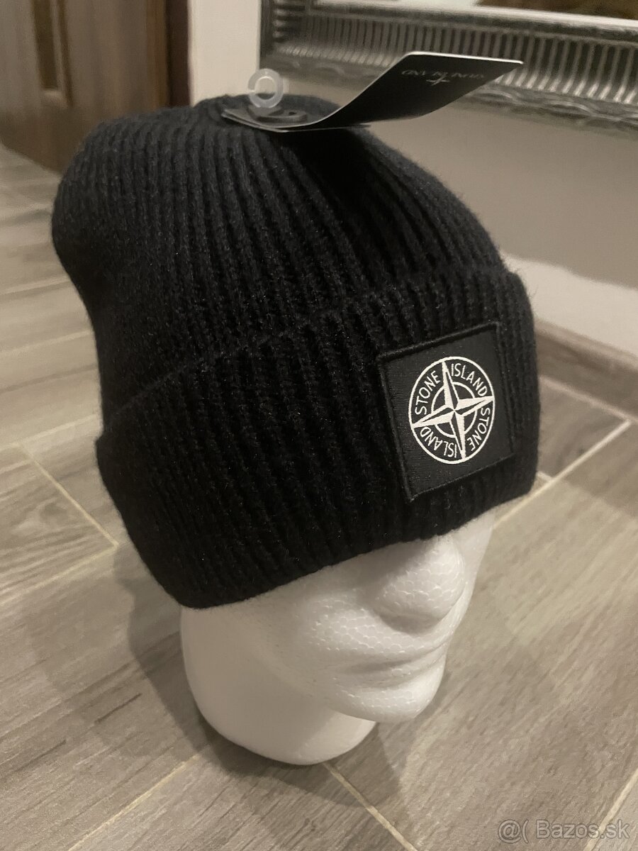 Čiapka Stone Island čierna