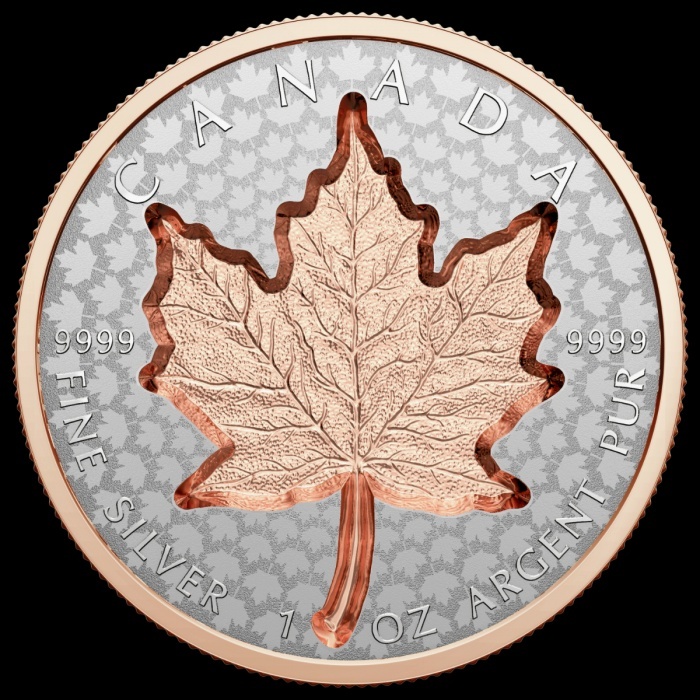 investičné strieborne mince - maple leaf super incuse