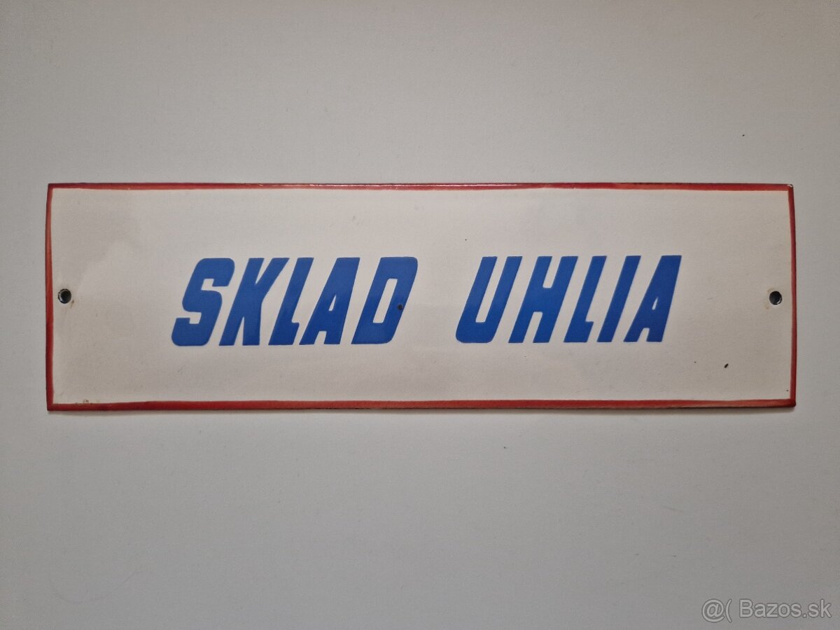 Tabulka"SKLAD UHLIA"