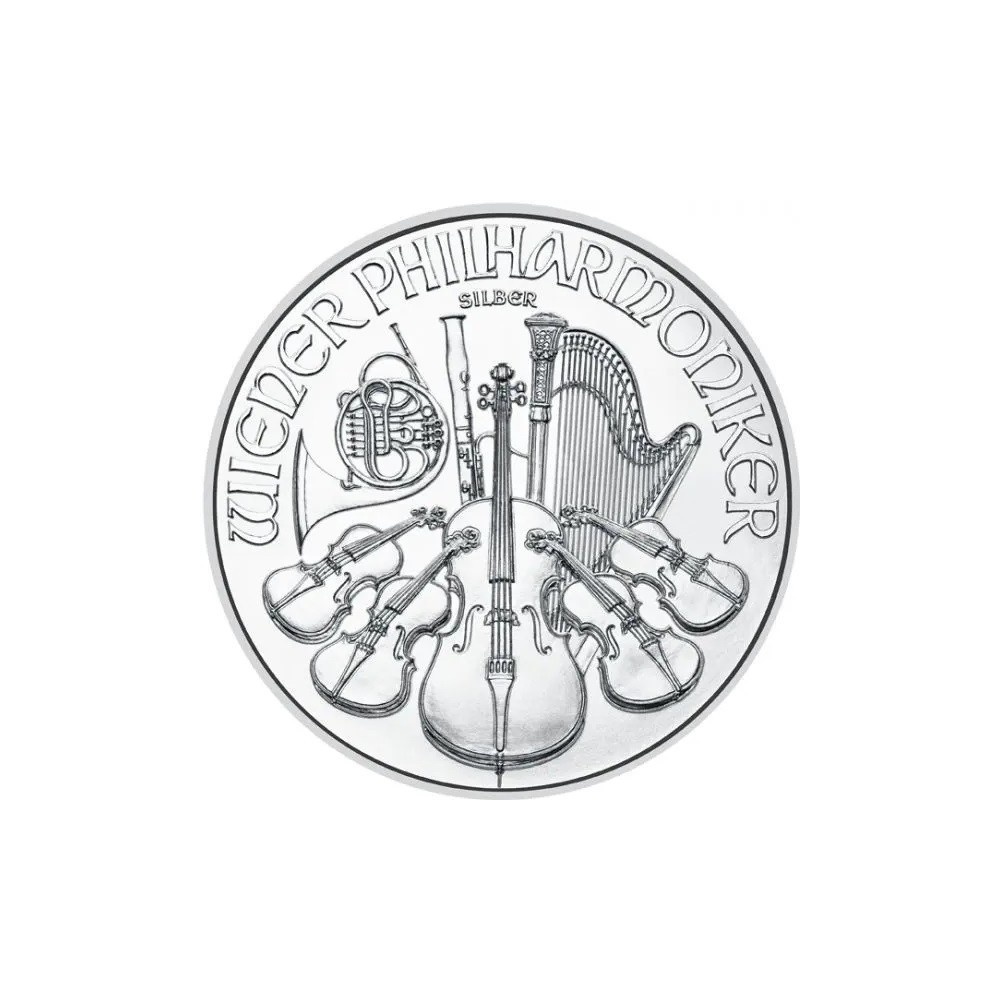 Investičné strieborné mince Wiener Philharmoniker 1 Oz