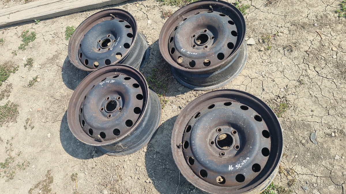 predam plechové disky fiat scudo 16"