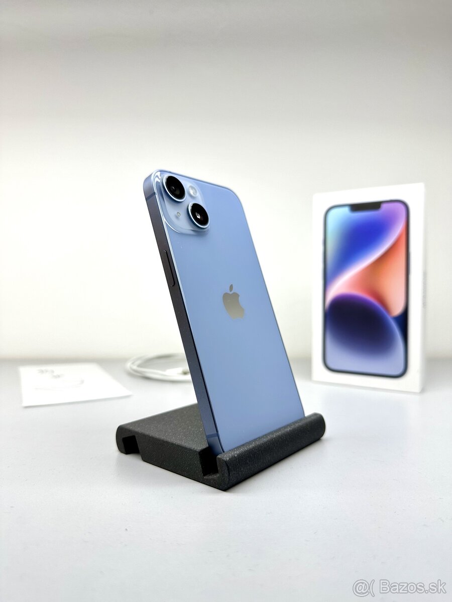 iPhone 14 128GB BLUE ORIGINÁL STAV PRÍSLUŠENSTVO