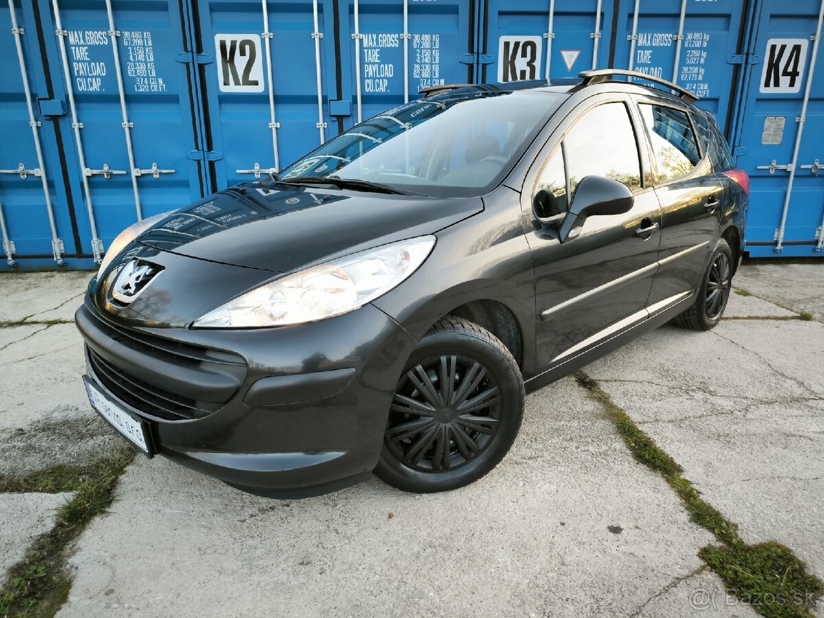 Peugeot 207 SW 1,4 benzín 6/2009 183t.km pôvod SR