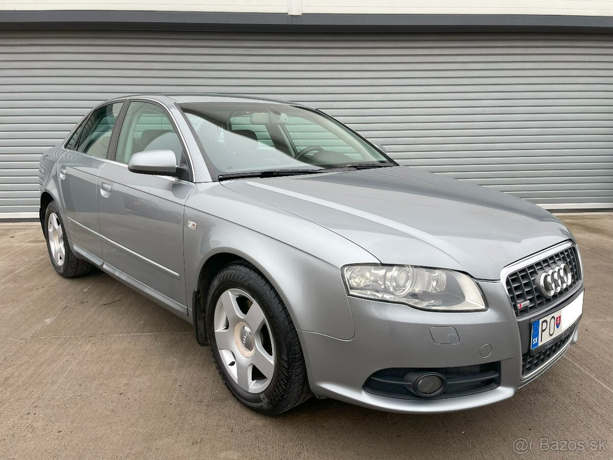 Audi A4 S-line 2.0 TDI, nová STK, Kúpené SK full servis Audi