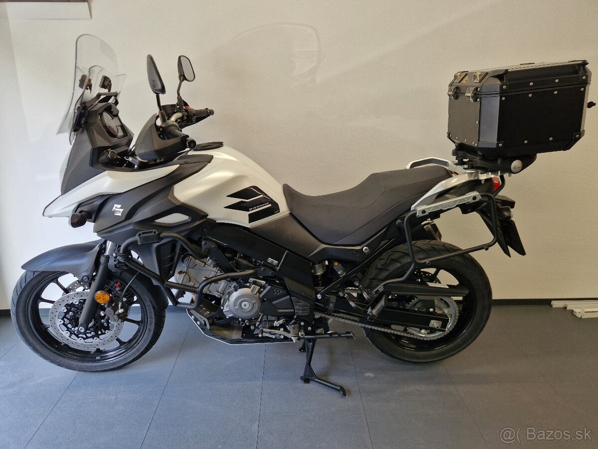 Suzuki DL650 VSTROM BIELA PERLEŤOVÁ FÓLIA