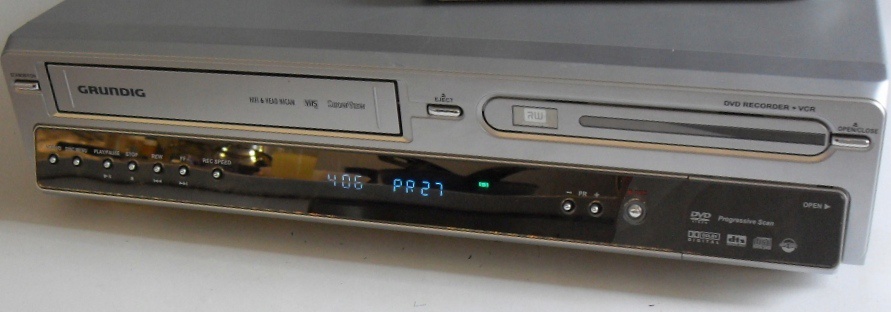 GRUNDIG GDR 6460 ..dvd rekorder + Stereo videorekorder